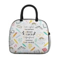 thumbnail image 2 of Reusable Lunch Box - Thermal Insulated & Splash-Proof Lunch Bag for Work, Travel, Picnic, Gifts - Sturdy Handles & Metal Zipper, Stylish & Versatile for Students, Professionals, 2 of 3