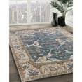 thumbnail image 2 of Ahgly Company Indoor Round Mid-Century Modern Sandstone Brown Oriental Area Rugs, 7' Round, 2 of 6