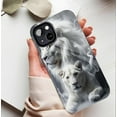 thumbnail image 5 of Mystical White Lions Smoke Art Phone Case for iPhone 11/12/13/14/15/16 (Pro Max/Plus) - Stylish Protective Case for Animal Lovers & Leo Enthusiasts, 5 of 9