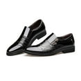 thumbnail image 6 of Yunhgft Men Dress Shoes Slip on Work Oxfords Comfortable Casual Elegant Shoes Men Formal Black 44, 6 of 9