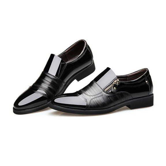 Men Formal Shoes Elegant Shoes PU Leather Footwear Work Oxfords Modern Comfortable Men Dress Shoes for Career Party Wedding ,