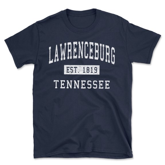 Lawrenceburg Tennessee Classic Established Men's Cotton T-Shirt