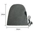 thumbnail image 2 of Bonnets Chauffants Tricotés Hommes Femmes Couvre-Chefs pour la Randonnée à Vélo (Gris), 2 of 7