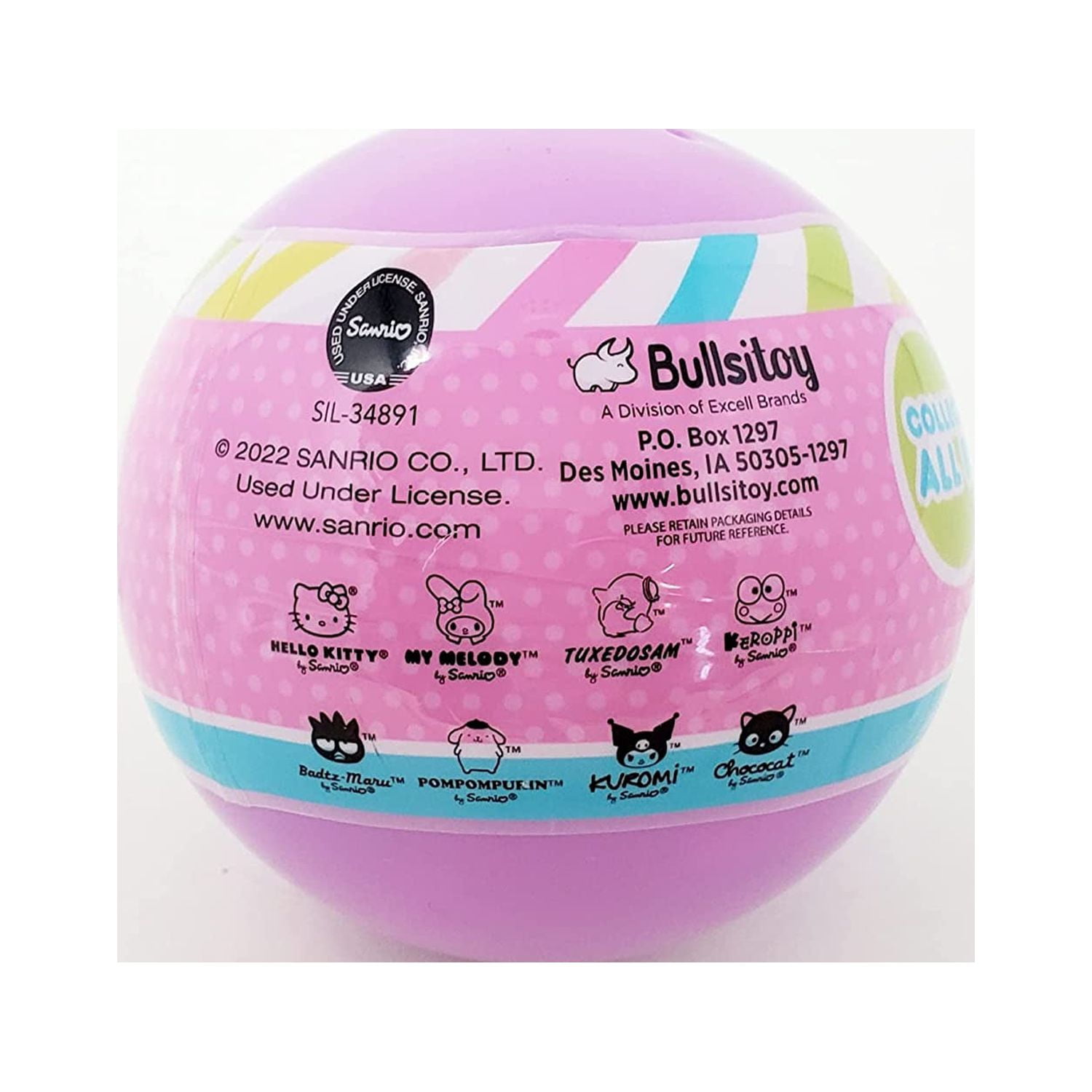 Hello Kitty & Friends Chibi Snapz 2Pk Capsule - Walmart.com