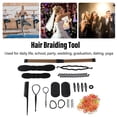 thumbnail image 3 of Hair Styling Set, 20PCS Hair Braiding Tool Lightweight Easy Using  For  Hairstyles For Party, 3 of 8