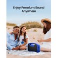 thumbnail image 6 of DBSOARS 40W Portable Bluetooth Speaker, IPX7 Waterproof Wireless Outdoor Speakers, Deep Bass, Built-in Mic for Camping, Party, Beach-Blue, 6 of 8