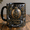 Black, variant on Christmas Ornament Mug 3D Effect Gold Festive Snowflake Coffee Cup Gift