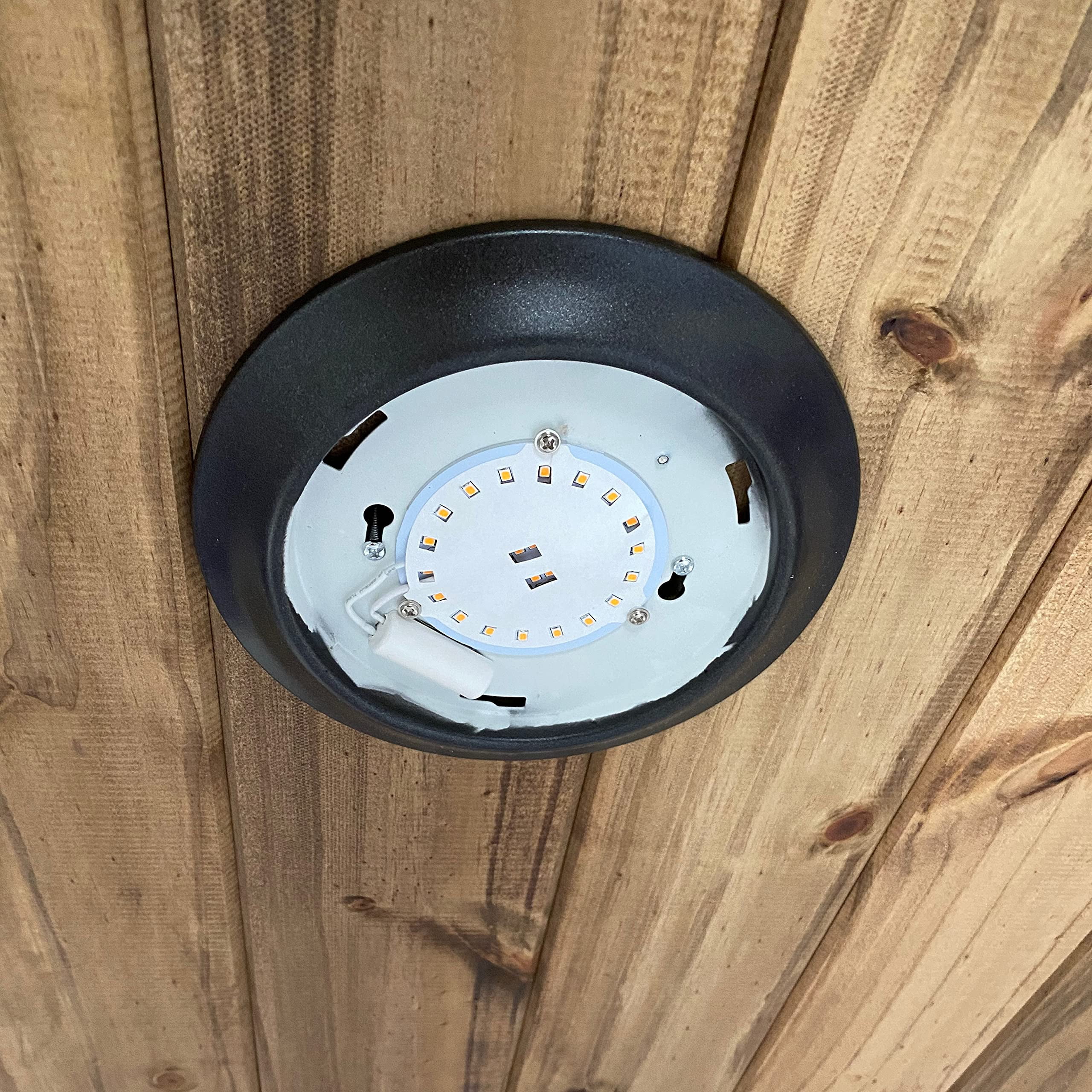 FLI Products 6in LED Flush Mount Ceiling Disk Light, 750 Lumen 3000k Warm White, Dimmable 8pk