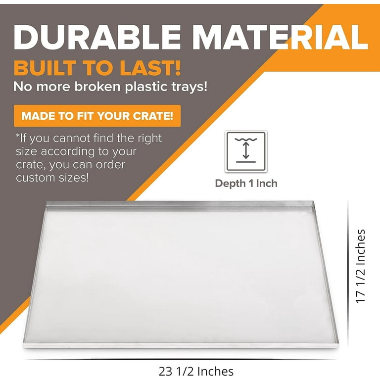 Metal dog cage tray replacement hotsell