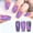 Purple, variant on Cat Eye Gel Nail Polish, 9D Cat Eye Gel Nail Polish, Chameleon Galaxy Magnetic Polish Soak Off U V Light, Double Magic Colors Professional Use for Salon Christmas Gift