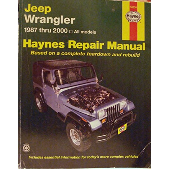 Pre-Owned Jeep Wrangler 1987 thru 2000 - All Models (Haynes Automotive Repair Manual) (Paperback) 1563924021 9781563924026
