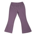 thumbnail image 4 of Stephy Women's New Thin Elastic Loose Large Size Korean Version of Everything Long Trousers Casual Trousers Haren, Black, L, 4 of 9
