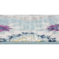 thumbnail image 4 of 2â€™ x 6â€™ Blue Distressed Medallion Area Rug, 4 of 8