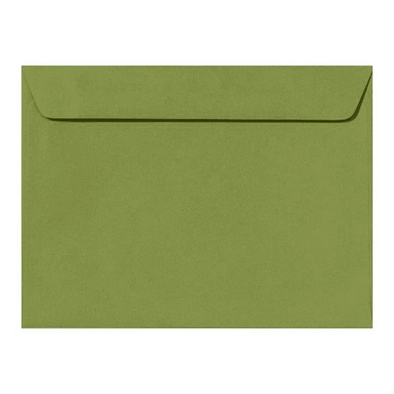 LUXPaper 9 x 12 Booklet Envelopes, Avocado, 250/Pack