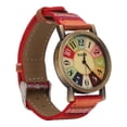 thumbnail image 3 of Watch, Multicolour PU Leather Strap Bohemian Watch Accurate Time  For Party Red,Blue, 3 of 8