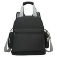 thumbnail image 3 of TELOLY Diaper Bag,13.8"*5.9"*15.7" Baby Backpack,Diaper Backpack With Insulated Pockets,Black, 3 of 6
