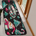 thumbnail image 6 of CURLYOOT Christmas Tree Runner Rug 2'x6' Washable Kitchen Runner Rug Indoor Non Slip Laundry Rugs Snowman Balls Floor Carpet for Hallway Kitchen Entryway Bedroom Living Room, 6 of 9
