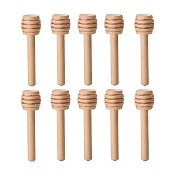 10 Cucharas Palitos Mieleras Madera Miel Agitador 8 Cm Mini Cucharas Mieleras Madera Cucharas Mieleras Madera