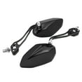 thumbnail image 1 of Pair 8mm 10mm Motorcycle Rearview Mirrors Aluminum Alloy Arm, Ultra Clear Vision, Paint Finish Shell, Universal Fit, 1 of 7