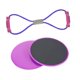 thumbnail image 5 of Juego de 3 discos deslizantes para ejercicios con cuerda de resistencia. púrpura, 5 of 8