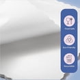 thumbnail image 5 of Fit Meal Prep 1000 Pack Disposable Paper Placemats, 14 x 10 Inch White with Decorative Wavy Scalloped Edge for Restaurant Catering Dining Table, Baby Kids Birthday Parties, 5 of 7