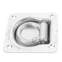 UPGRATOR Trailer Tie Down Anchor Metal Boat Flush Hatch Locker 1Set 3.9X3.7X0.8In