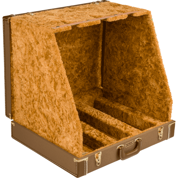 Fender Classic Brown Stand-Up Guitar Case/Stand for 3 Guitars #0991023522