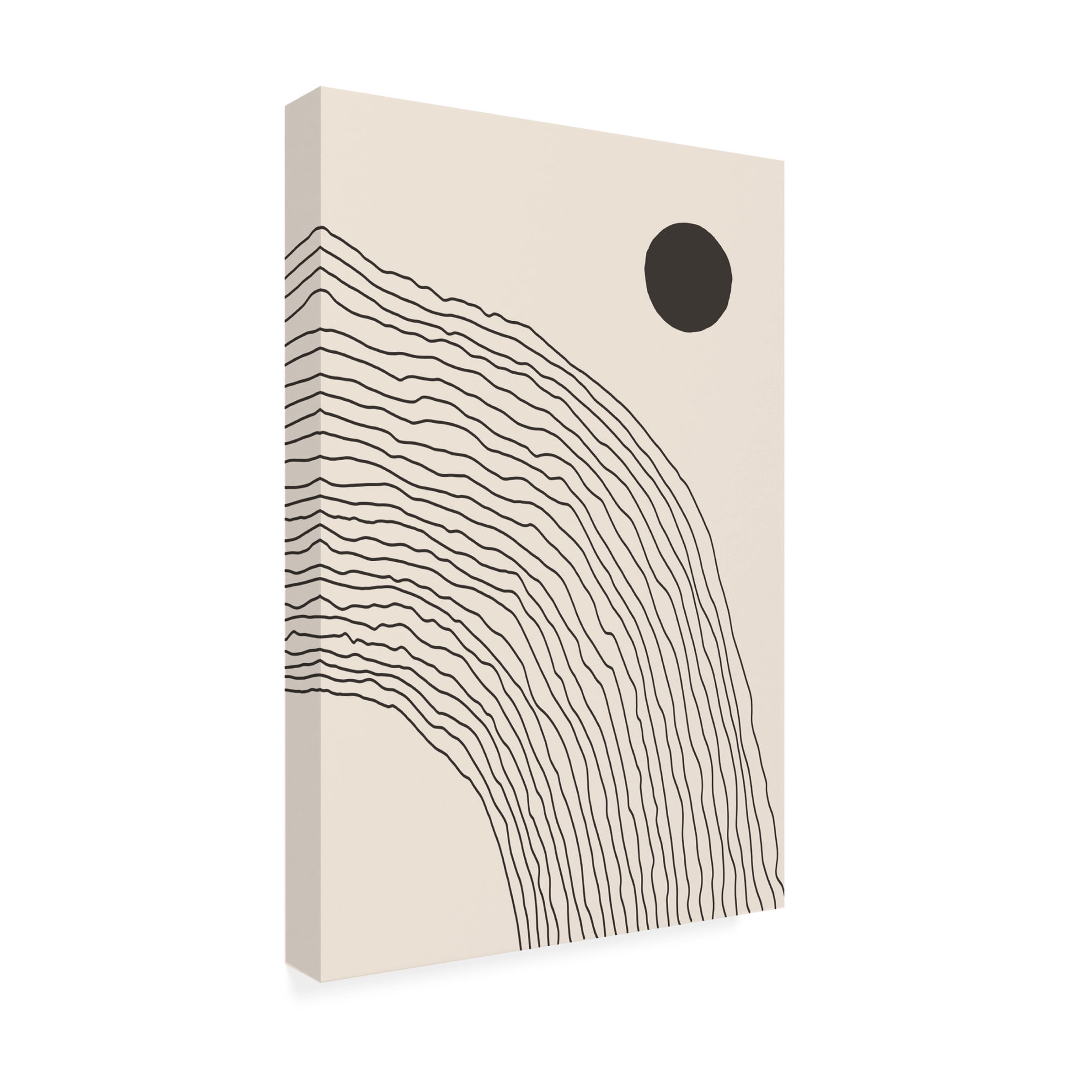 Trademark Fine Art jay stanley  Boho Lines Series 5 Canvas Wall Art