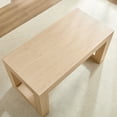 thumbnail image 2 of S-HOME Farmhouse Kitchen Dining Table for 4-6 People, Wood Finish, Sturdy MDF Trim, Easy Assembly  (excluding chairs), 2 of 9