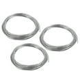 thumbnail image 1 of Uxcell 3 Rollos de alambre de zinc de alta pureza 99.99% de 15 gauge, alambre de zinc puro de 1.5mm, alambre de cuentas suave (16.4 pies/Rollo), 1 of 7