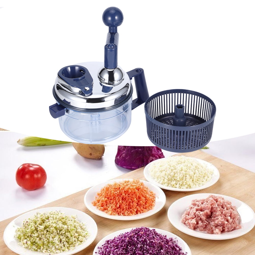 Spptty MultiFunction Vegetable Cutter Manual Meat Grinder Food Blender