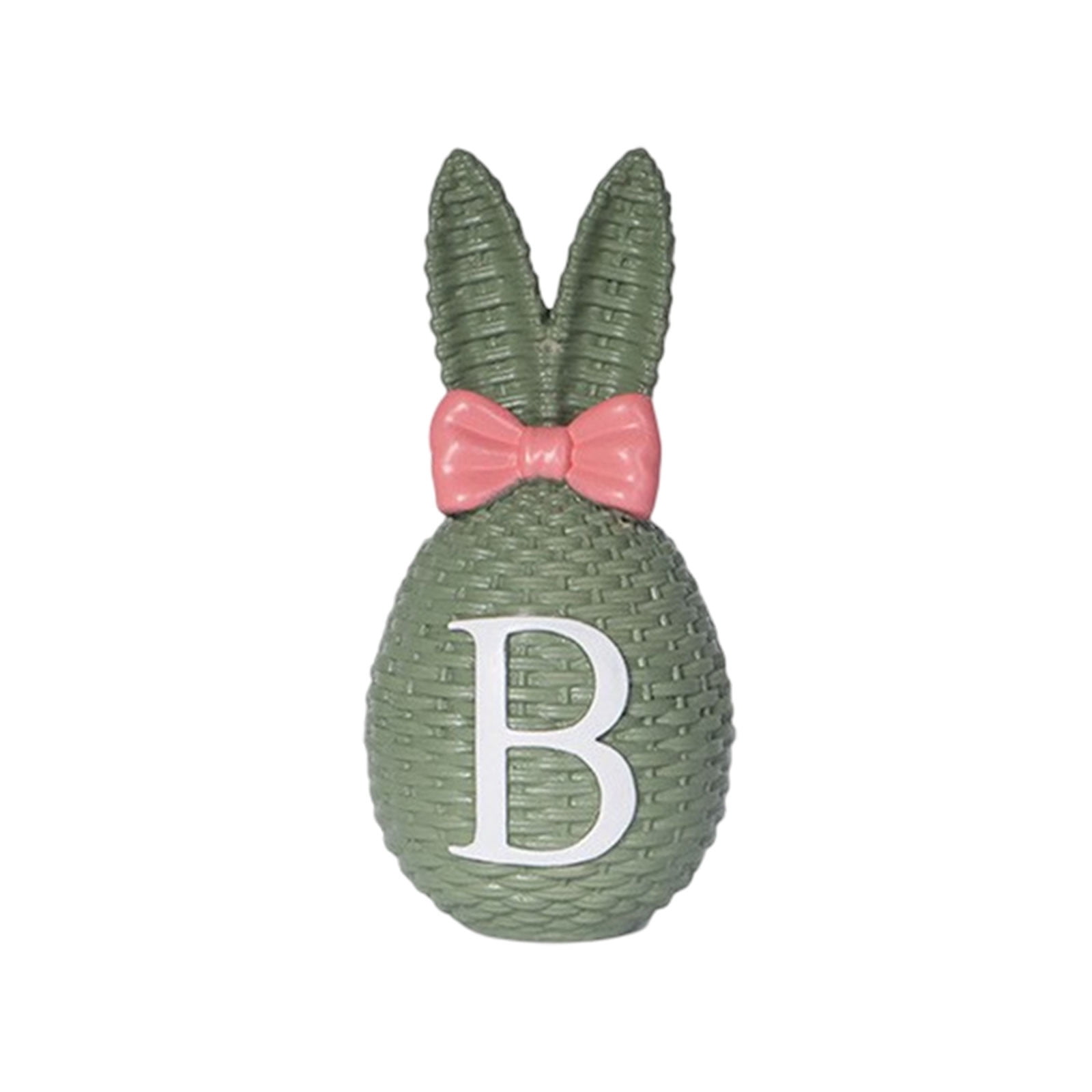Easter Bunny Woven Storage Basket, Multifunctional Fruit and Snack Organizer, Home Decoration in Beige Coffee, Compact Size 21x12x11cm, Natural and Stylish