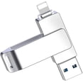 thumbnail image 3 of 1 unidad flash USB 3 en 1 para coche, unidad flash USB de alta capacidad, electrónica Rojo Verde, 3 of 5