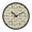 Small Olive Green Flower, variant on Indoor 12' Voice-Activated Luminous Decoration Wall Clock With LED Night Light Small Olive Green Flower