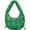 Green, variant on Kukuzhu Womens Quilted Crossbody Bag Puffer Top Handle Bag Quilted Handbag Nylon Padded Shoulder Bag Cloud Pleated Mini Hobo Bag