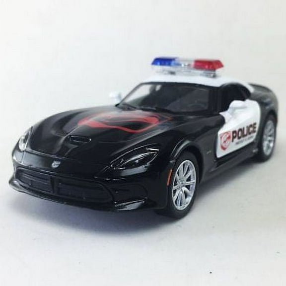 5" Kinsmart 2013 Dodge SRT Viper GTS Police Car Diecast Model Toy Cop 1:36
