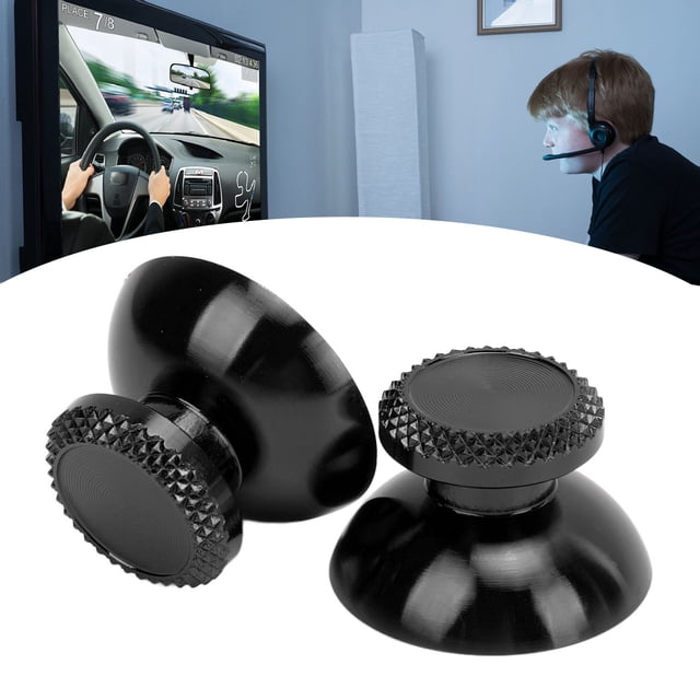 Handheld Game Console Replacement Metal Analog Grips Stick Thumbsticks Controller, Aluminum Alloy Metallic Joystick Accessories for Handheld Game Console Replacement
