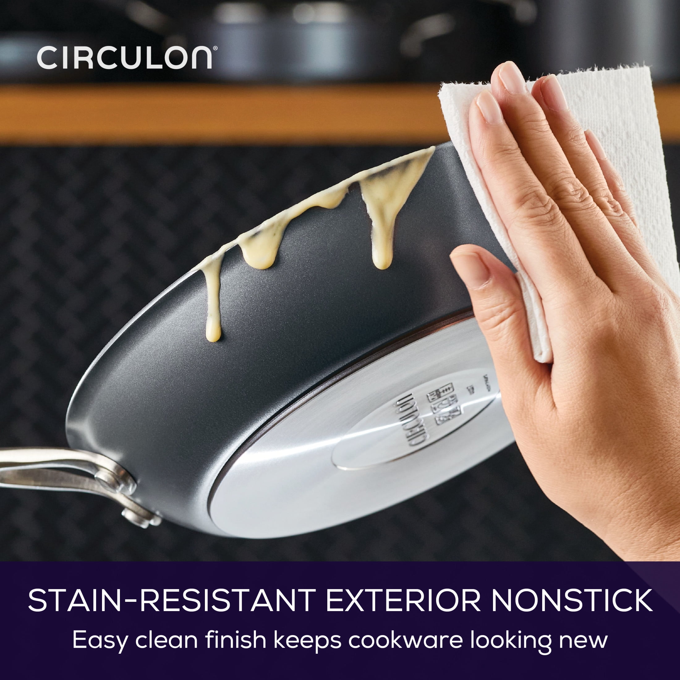 Circulon A1 Series with ScratchDefense Technology Nonstick Induction Pots  and Pans Cookware Set, 9-Piece, Graphite - Bed Bath & Beyond - 37931744