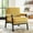 Yellow, variant on Yellow Armchair with Chenille Filler and Soft Seat / Cozy Seating in Living Area