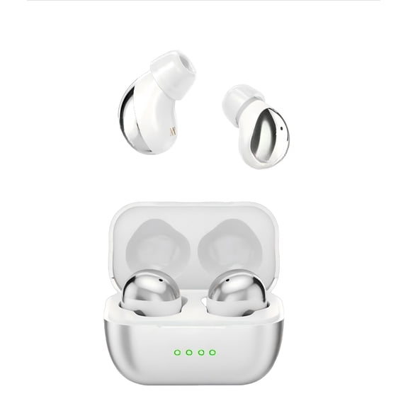 Wireless Earbuds, Bluetooth 5.4 In Ear Earphones with Charging Case, Lightweight Comfortable Fit, Waterproof, Clear Calls, Fast Pair