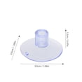 thumbnail image 2 of OHOIOLLA 100Pcs Pvc Suction Cups For Glass Vertical Hole Design Indoor Use Strong Hold, 2 of 8