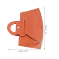 thumbnail image 4 of Unique Bargains 1 Pc Handheld Eyeglasses Bag Portable Eyeglasses Storage Orange Red, 4 of 5