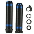thumbnail image 2 of Cycling Handlebar Grip, Protective Oil  Motorcycle Handlebar Grip Comfortable 2PCS Carbon Fiber  For Autocycle ,Red,Gold,Silver,Blue, 2 of 8