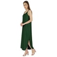 thumbnail image 3 of Inkmeso Robe d'Été Unie Aguichant pour Femmes à Bretelles Spaghetti Décontractée de Plage et de Villégiature Robe Maxi, 3 of 7