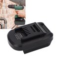 thumbnail image 1 of Convertidor de adaptador de batería contactos metálicos seguros sin sacudidas Adaptador de batería de litio de 18 V ABS fuerte para herramienta eléctrica ANGGREK Otros, 1 of 8