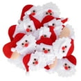 thumbnail image 4 of Adornos navideños de fieltro para bricolaje, 20 piezas, manualidades decorativas para colgar en la pared de la puerta de Navidad, 4 of 10