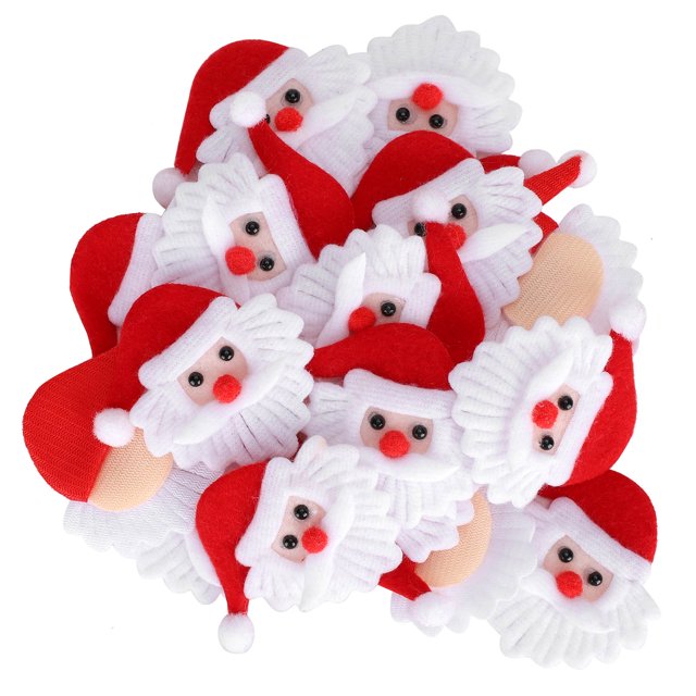 Adornos Navideños 20 Piezas Adornos Navideños Fieltro DIY Puerta De Navidad Adornos Colgantes De Pared Decoración Artesanía