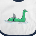 thumbnail image 4 of Inktastic Nessie Shark Boys or Girls Baby Bib, 4 of 4