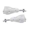 thumbnail image 3 of DYNWAVECA 2Pcs Handle Guard Motorcycle Handlebar Handguards Universal Practical Versatile Dirt Bike Handguards for ATV White, 3 of 9