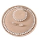 thumbnail image 2 of Elegante collar de imitación de perlas del océano como cuentas de color redondo de imitación de cadena de perlas para las mujeres, 2 of 8